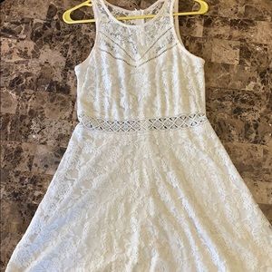 Ivory lace dress